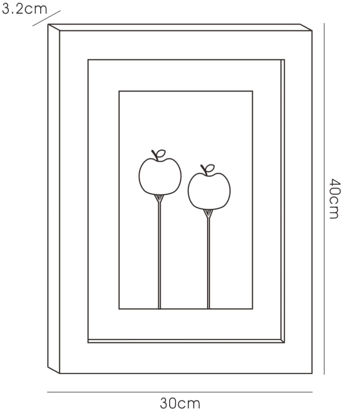 IL70508  Nature Apples Crystal Art
